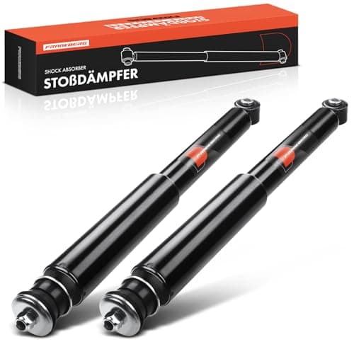 Image of Frankberg 2x Shock Absorber Strut Rear Left Right 444mm Gas pressure Compatible with Corsa C X01 1.2 1.0 1.3 CDTi 1.7 Di 1.2 Twinport Replace# 343350,436181