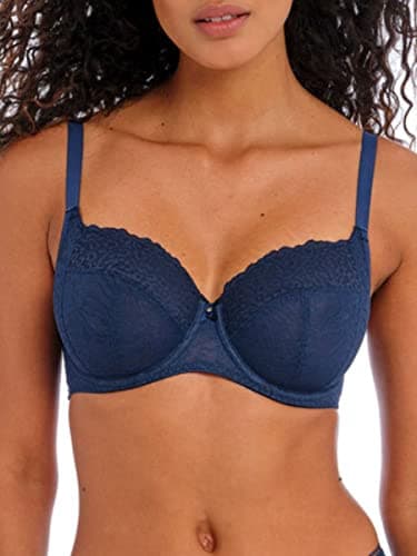 Image of Freya Catwalk Underwired Side Support Bra Midnight Blue 32FF