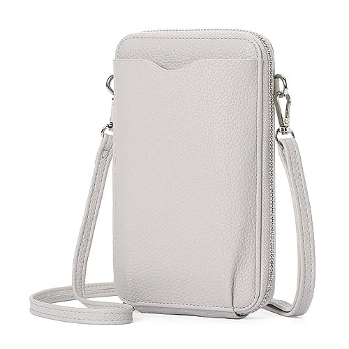Image of FALAN MULE Small Phone Shoulder Bag, Leather Women's Cross body Bags Handbag with Card Slots, with Adjustable Wide Strap, Versatile Crossbody Bag for Women with Multiple Pockets
