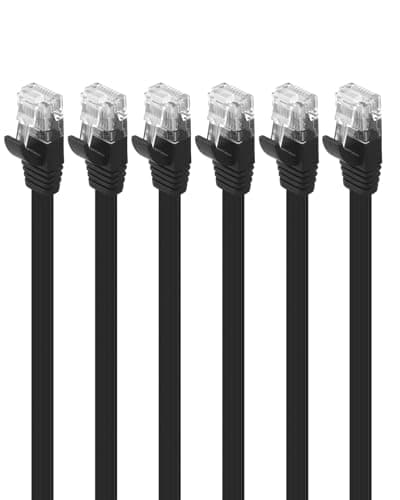Image of Cat6 Ethernet Cable Matters 1M 6-Pack 10Gbps High Speed and Stability Ethernet Cables Supports Routers Switches Computers, Plug-and-Play Gigabit Ethernet Cable, Suitable for Home Office Game Consoles