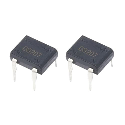 Image of 10/20 PCS DB207 KBP307 Rectifier Diode, DIP4 2A 1000V/3A 700V Power Bridge Rectifier Diode Rectifier 1000V Electronic Components(DB207-20pcs)