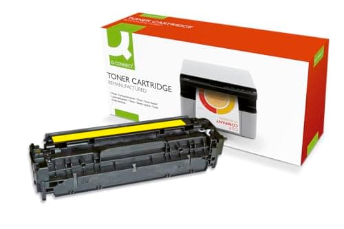Image of Q-Connect Compatible Solution HP 304A Laserjet Toner Cartridge Yellow