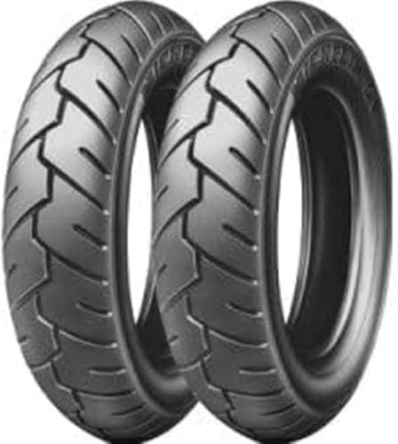 Image of Pair of Michelin S1 3.50-10 59J DOT 2018 Tyres for Piaggio Vespa 125 PX 200 PX T5