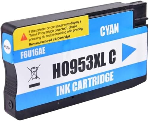 Image of Ink Jungle 953XL Cyan Compatible Ink Cartridge For HP OfficeJet 7740 8210 8218 8710 8715 8716 8720 8725 8730 8740 8211 8717 8721 8728 8731 8711 8718 8719 P27724dw P25220dw Printers
