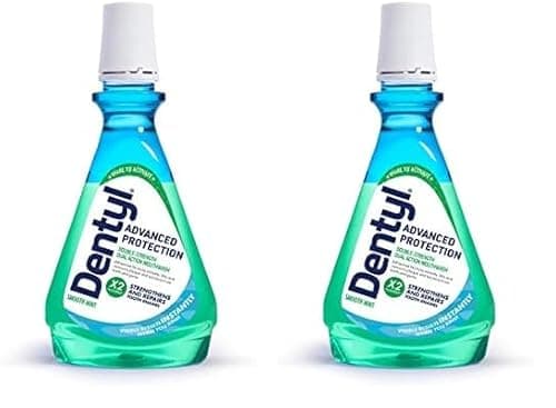Image of Dentyl Advanced Protection Mouthwash, High Fluoride, Repairs and Protects Tooth Enamel, Alcohol Free, Smooth Mint, 500ml (Pack of 2)