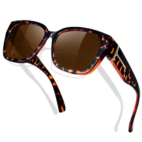 Image of KANASTAL Tortoiseshell Over Sunglasses Womens Polarised Brown Fit Over Spectacles Mens Oversized Ladies Vintage Square UV400 Protection - Leopard Frame Brown Lens