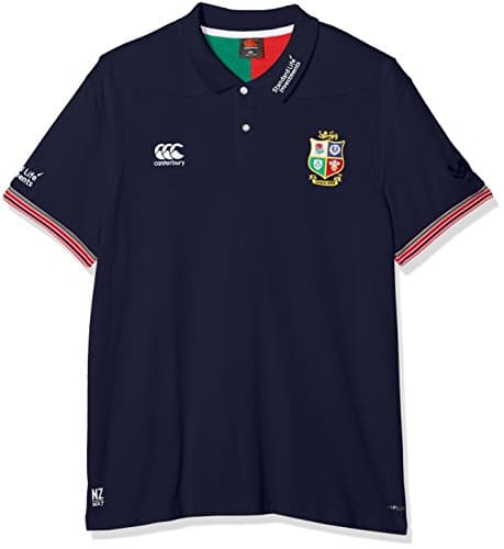 Image of Canterbury British & Irish Lions Men Vapodri Cotton Pique Training Polo Shirt - Peacoat Blue, Small