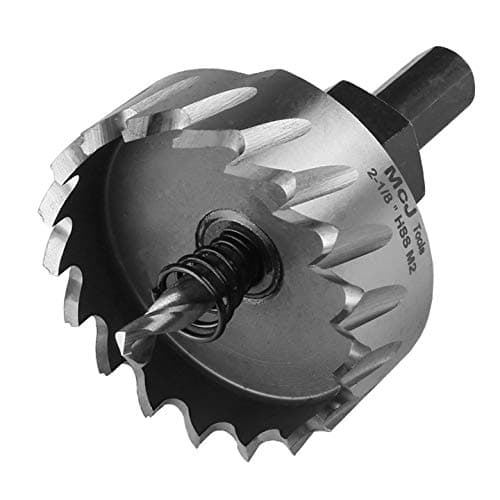 Image of McJ Tools 2-1/8 Inch HSS M2 Drill Bit Hole Saw for Metal, Steel, Iron, Alloy, Ideal for Electricians, Plumbers, DIYs, Metal Professionals