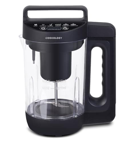 Image of Cookology Soup & Smoothie Maker 1.6L CSMI1600L - 6 Automatic Programmes - Smooth & Chunky Soup, Smoothies, Compote, Blend & Keep Warm - Pause & Memory Function - LED Controls