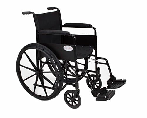 Image of Stylish Black Sport Self - Propelled Lightweight Folding Wheelchair AMW0046BF Fast Delivery