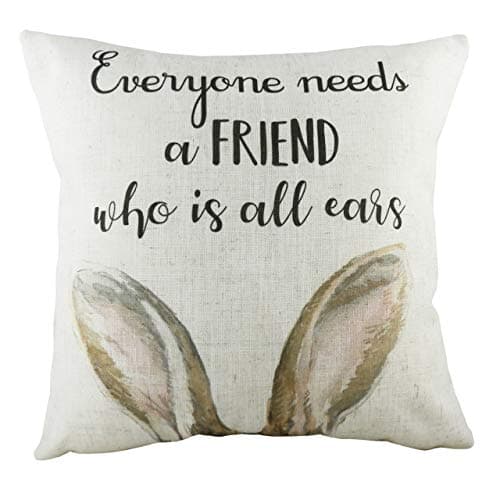 Image of Evans Lichfield All Ears Cushion Cover, Multi, 43 x 43cm
