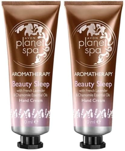 Image of Pack of 2 Planet Spa Aromatherapy Beauty Sleep French Lavender & Chamomile Essential Oils Hand Cream 30ml