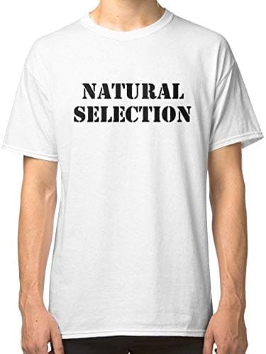 Image of AN Natural Selection Columbine Mens White Personality Casual Tees T Shirts