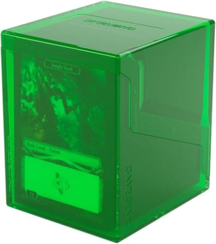 Image of Gamegenic | Bastion 100+ XL: Green | Deck Box | Trading Card Accessory