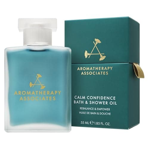 Image of Aromatherapy Associates Bath and Shower Oil, Luxury Spa, Natural Bath, Bath Oil, Vegan, Cruelty Free, Environment Friendly (55 ml (Pack of 1), Calm Confidence Bath and Shower Oil)