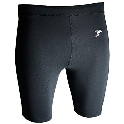 Image of Precision Essential Mens Adult Compression Baselayer Shorts Black - M/34-36