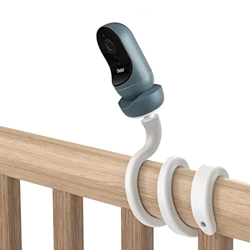 Image of OkeMeeo Crib Mount for Owlet Cam 2, Owlet Cam Smart Baby Monitor,Owlet Duo and Arlo Cameras (Strip Shape Bracket)