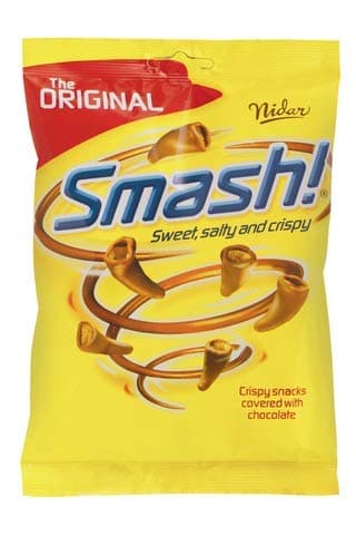 Image of 21 x Nidar Smash - The Original Norwegian Snacks - Chocolates - Candy - Sweets - Bag 100g Retail Pack