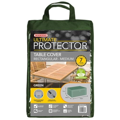 Image of Bosmere Ultimate Protector Rectangular Table Cover 6 Seat Green U555G