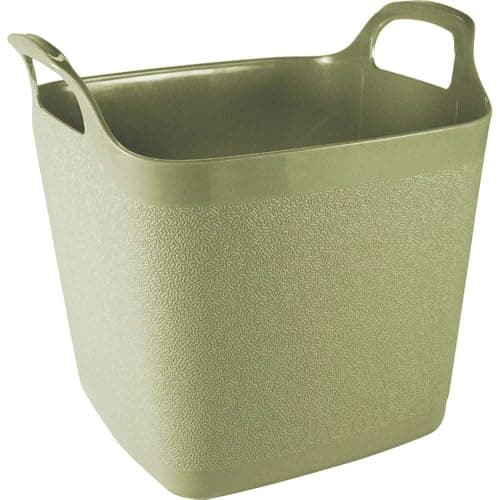 Image of Town & Country Square Flexi-Tub Bucket Garden/Home Storage 15L Hardwearing Plastic(Green)