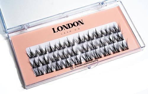 Image of London Lash Co Featherlight – Ultra-Light Volume Eyelash Extensions | Soft, Wispy C Curl & D Curl Lash Trays for Professional Lash Artists | Black, Mixed Lengths (C Curl)