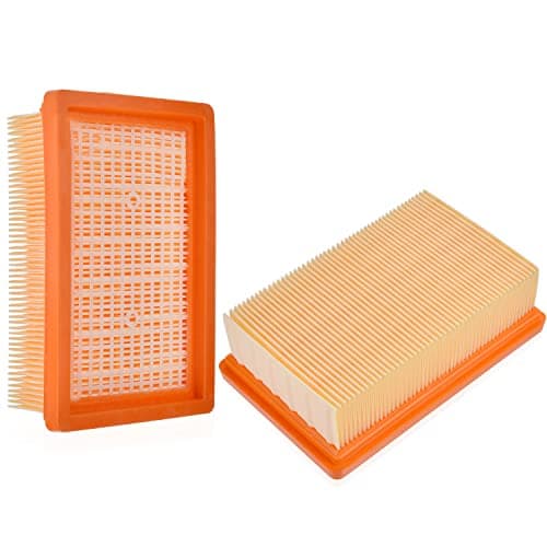 Image of 2 Pack Filter Replacement Parts for Karcher WD4, WD5, WD6, MV4, MV5, MV6 Wet & Dry Vacuum Cleaner Filter Accessories, Flat Pleated Premium filter for Karcher