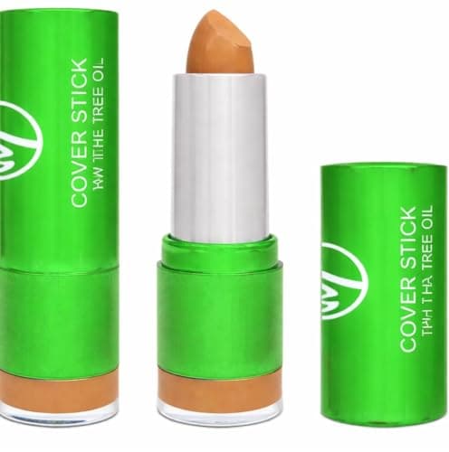 Image of W7 Tea Tree Concealer Stick - Creamy, Skin Soothing Formula For Blemishes & Redness - Long-Lasting Concealer Makeup (Medium/Deep)