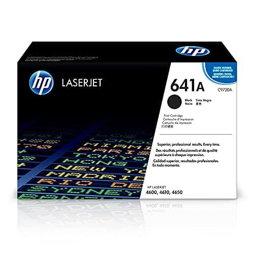 Image of HP C9720A 641A Original LaserJet Toner Cartridge, Black, Pack of 1