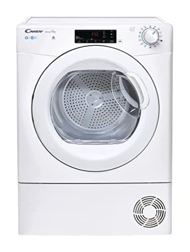 Image of Candy CSOEC9TG 9kg Condenser Dryer, Sensor Dry, WiFi, White/White Door