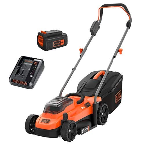 Image of BLACK & DECKER BCMW3336L1-QW Cortacesped Con Una Bateria De 36v 2.5ah 33cm for adults, made for everyday use, 36v, 2.5ah, 33cm