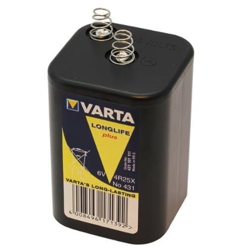 Image of 1x Varta Longlife 431 4R25X, 6 V battery, 8500 mAh