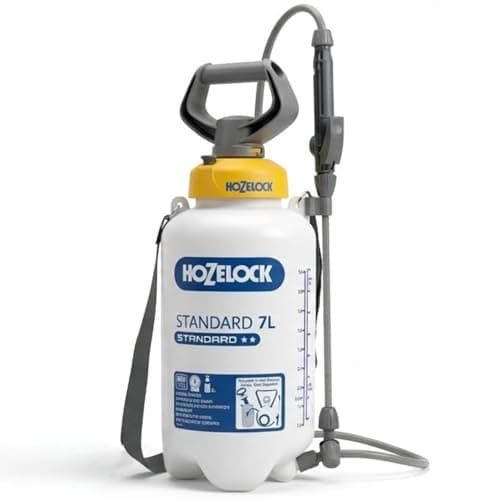Image of Premium Garden Pressure Sprayer 5L - 7L | Pump Action Sprayer for Weedkiller, Fertilizer & Fungicide | 3-Bar Safety Valve, Graduated Tank & Lance | Adjustable Shoulder Carry Strap (7L - 100-001-720)