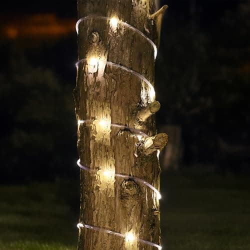 Image of SolarCentre® Shoreham USB Outdoor Solar Rope Lights 100 LEDs - Powered by Mini Leaf