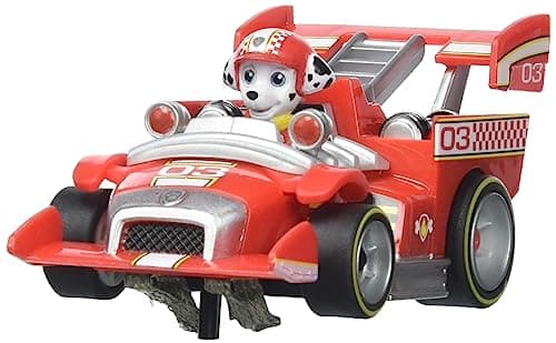 Image of Carrera FIRST 20064176 PAW Patrol-Marshall Slot Car, With Original License, Suitable For Ages 3 Years Dog, Red
