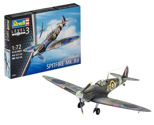 Image of Revell 03953 Spitfire Mk.IIa 1:72 Scale Unbuilt/Unpainted Plastic Model Kit