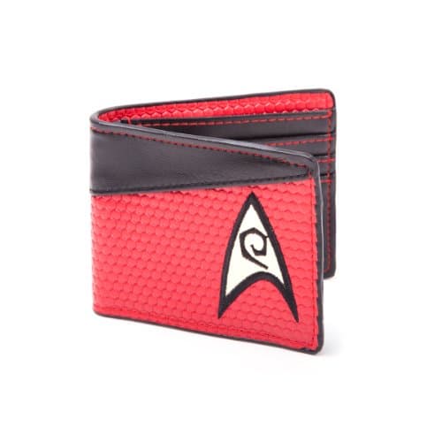 Image of Star Trek Bi-Fold Engineering Logo Wallet (Red),17 cm