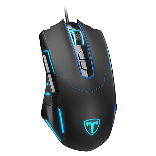 Image of WEEMSBOX Wired Gaming Mouse, Computer Mouse Wired RGB LED with 7200 Adjustable DPI, 7 Programmable Buttons, USB Ergonomic PC Gaming Mice for Laptop Gamer Office