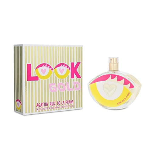 Image of Agatha Ruiz DE LA Prada 1080112 ARP Look Gold EDT 80M Vp for Adults, Ideal for Everyday use, Gold, Size 80