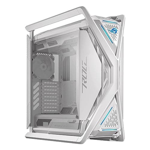 Image of ASUS ROG Hyperion GR701 PC Case (supports 2 x 420 mm radiators, four pre-installed 140 mm PWM fans, integrated VGA holder and ARGB & fan hub, 2 x USB Type-C Front Panel) White