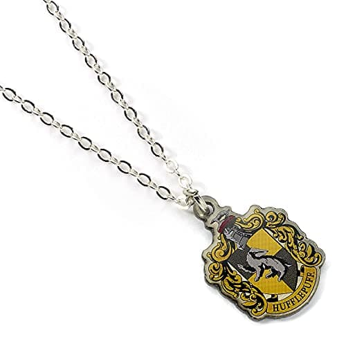 Image of Harry Potter Official Hufflepuff House Crest Link Chain Necklace by The Carat Shop