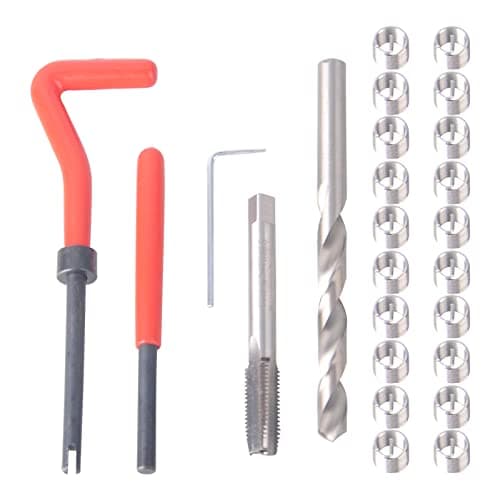 Image of DAYUAN Thread Repair Kit M8x1.25mm Helicoil Restoring Thread Repair Tools Wire Insert Kit Compatible Hand Tool Set for Auto Repairing