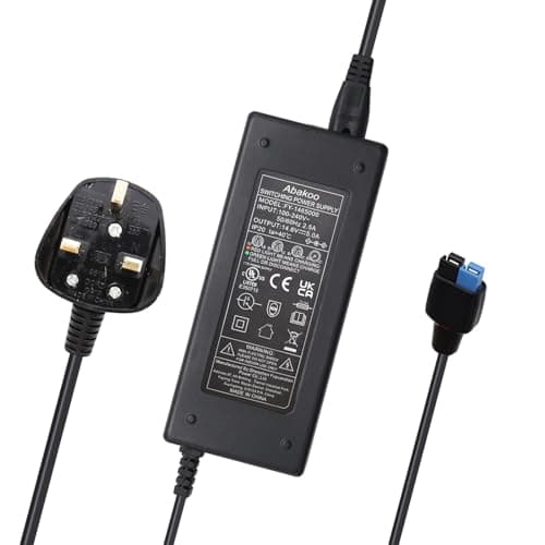 Image of 14.6 Volt 5 Amp Battery Charger for Motocaddy Golf Trolley 12.8v Lithium (LiFePo4) Batteries with Torberry/Anderson Blue/Black Connector