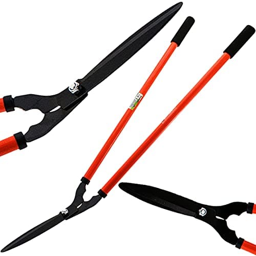 Image of Nti 36" Marksman Lawn Shears Grass Border Edge Cutting Home & Garden Hedge Cutter Trimmer Outdoor Gardening Extra Long Handled Soft Grip Edgers Carbon Steel Hand Tools UK Free P&P
