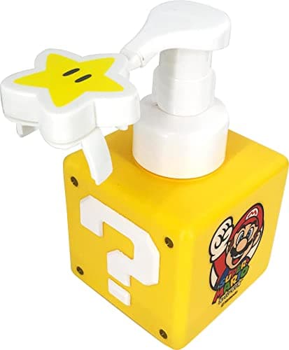 Image of スーパーマリオ Super Mario Foaming Soap Dispenser 500ml Red Star Shape
