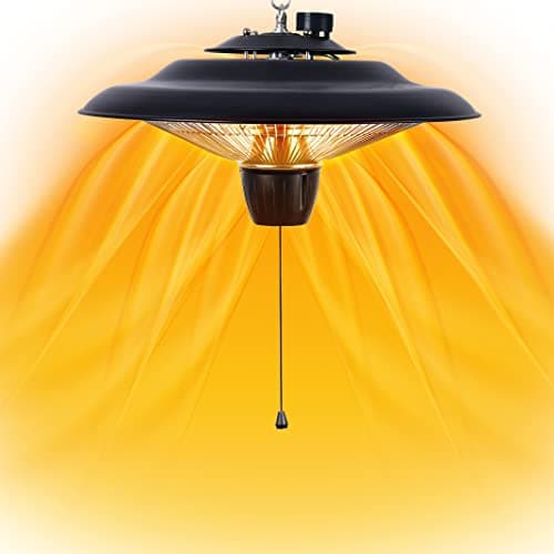 Image of DONYER POWER Outdoor Heaters for Garden Patio Heaters Halogen Heater 800W&2000W Electric Heater for Greenhouse Tent