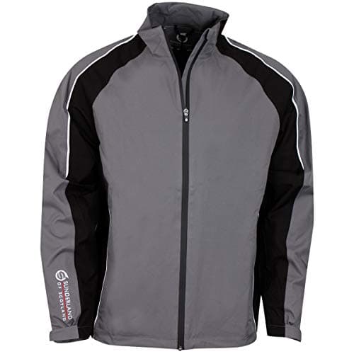 Image of Sunderland Mens 2022 Vancouver Pro Jacket - Gunmetal/Black/White - M