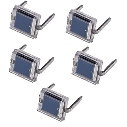 Image of DollaTek 5Pcs BPW34 DIP-2 High speed photodiode Silicon 2-PIN use for Photointerrupters, IR Remote Controls, Industrial Electronics