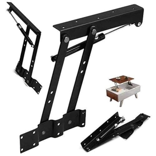 Image of 1 Pair Coffee Table Spring Hinge with Pneumatic Lift Mechanism for Coffee Table