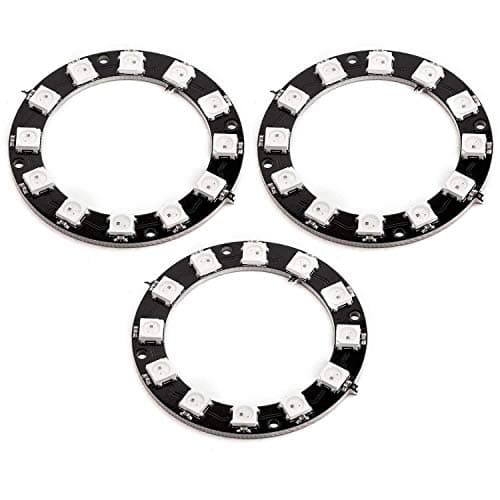 Image of AZDelivery LED Ring 12-Bit RGB WS2812B 5V 50mm LED Ring Lamp Light 5050 compatible with Arduino Including E-Book!