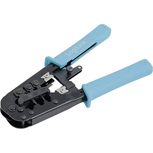 Image of LogiLink Professional WZ0019 Crimping Tool (8P8C-RJ45) with Cable Cutter and Stripper